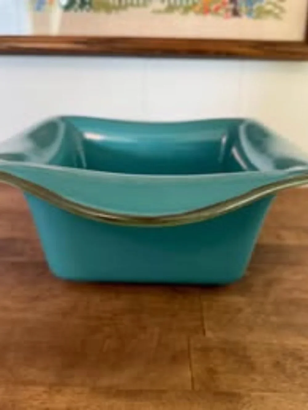 Southern Living at Home Turquoise Pottery Casserole in blue green colors New